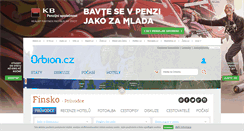 Desktop Screenshot of finsko.orbion.cz