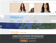 Tablet Screenshot of norsko.orbion.cz