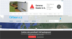Desktop Screenshot of namibie.orbion.cz
