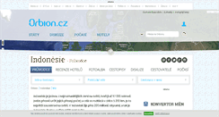 Desktop Screenshot of indonesie.orbion.cz
