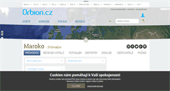 Desktop Screenshot of maroko.orbion.cz