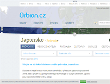 Tablet Screenshot of japonsko.orbion.cz