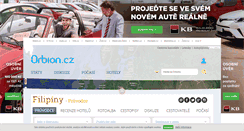 Desktop Screenshot of filipiny.orbion.cz