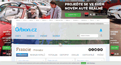 Desktop Screenshot of francie.orbion.cz