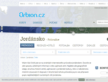 Tablet Screenshot of jordansko.orbion.cz