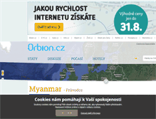 Tablet Screenshot of myanmar.orbion.cz