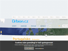Tablet Screenshot of portugalsko.orbion.cz