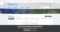 Desktop Screenshot of malta.orbion.cz