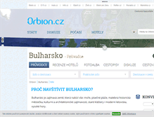 Tablet Screenshot of bulharsko.orbion.cz