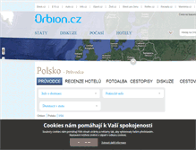 Tablet Screenshot of polsko.orbion.cz