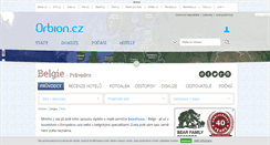 Desktop Screenshot of belgie.orbion.cz