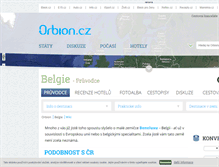 Tablet Screenshot of belgie.orbion.cz