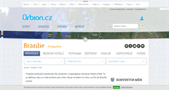 Desktop Screenshot of brazilie.orbion.cz