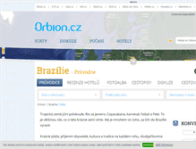 Tablet Screenshot of brazilie.orbion.cz