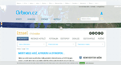 Desktop Screenshot of izrael.orbion.cz