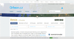 Desktop Screenshot of benin.orbion.cz