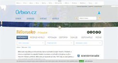 Desktop Screenshot of belorusko.orbion.cz
