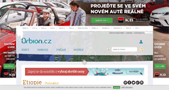 Desktop Screenshot of etiopie.orbion.cz